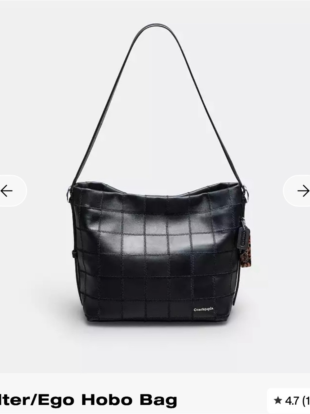 Coach Black Alter Ego Hobo Shoulder Bag